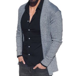 Cardigan Slim - Gris